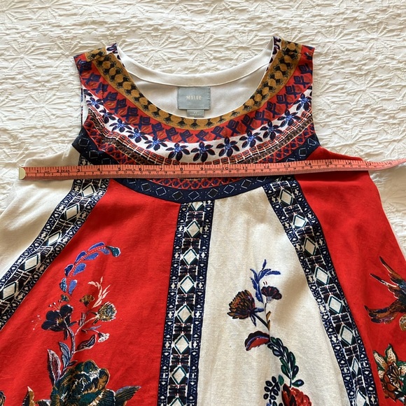 Anthropologie Mauve Cirque swing dress. - Picture 10 of 11